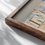 Cote De Provence 7 1927 Paul Klee close up dark wood mockup