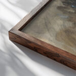 Cottage under a Tree Hercules Brabazon Brabazon close up dark wood mockup