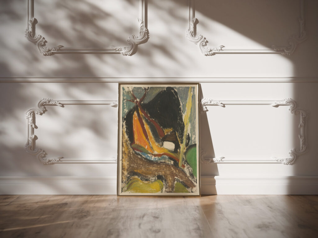 Cottage under the mountain 1930 Zolo Palugyay video mockup