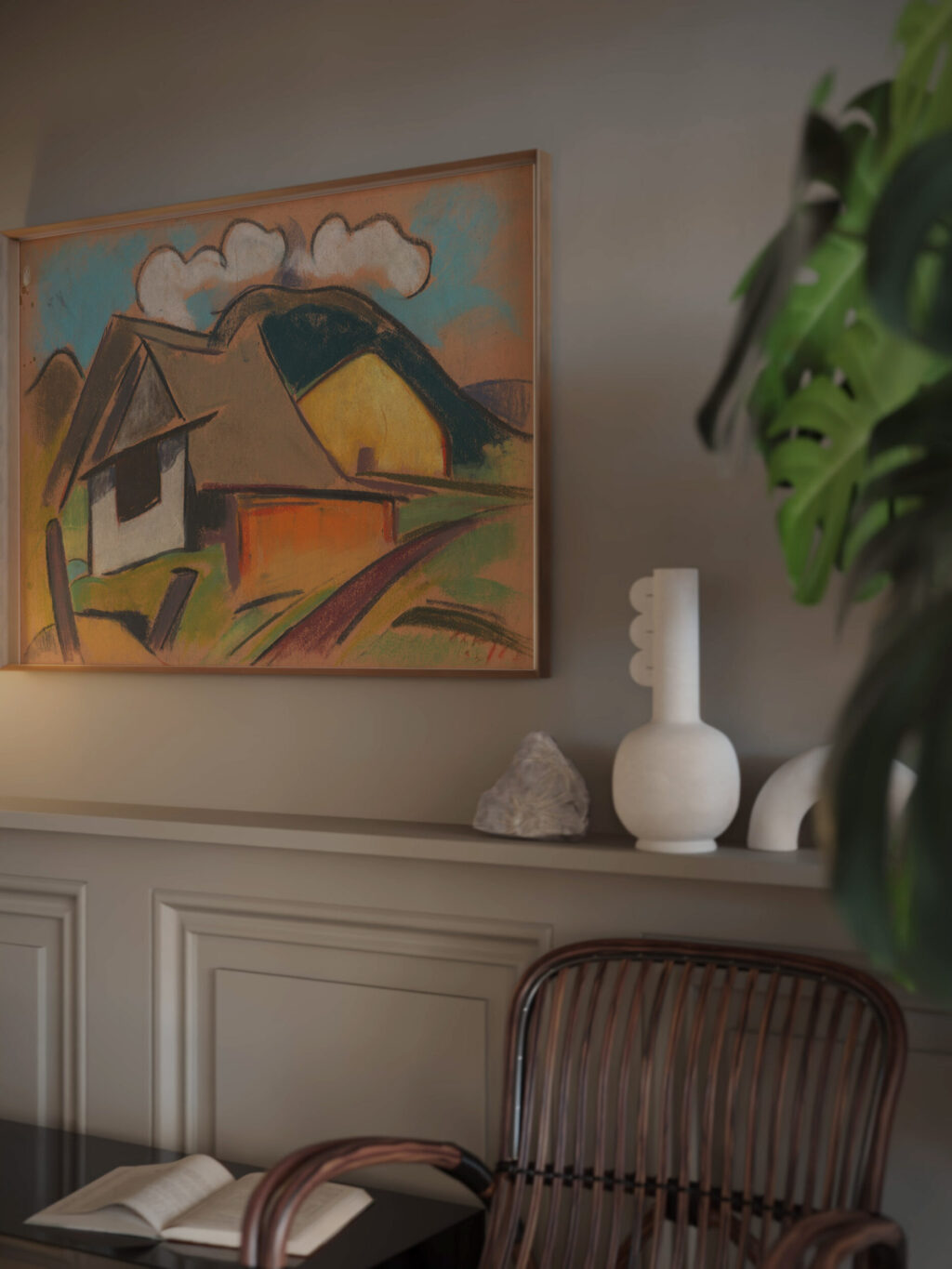 Cottages in the Mountains 1931 Zolo Palugyay video mockup