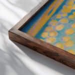 Coucher De Soleil A Pittsburgh 1927 Maurice Denis close up dark wood mockup