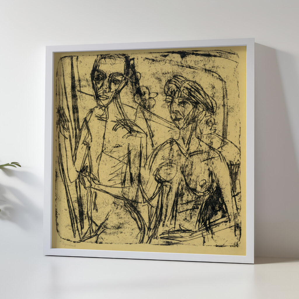 Couple in Room Nude Man with Woman 1915–16 Ernst Ludwig Kirchner 5 mockup