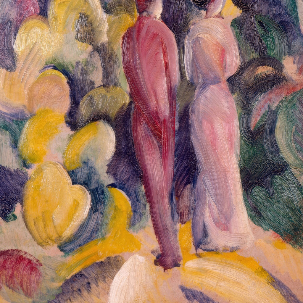 Couple on the Forest Track 1913 August Macke 8 mockup