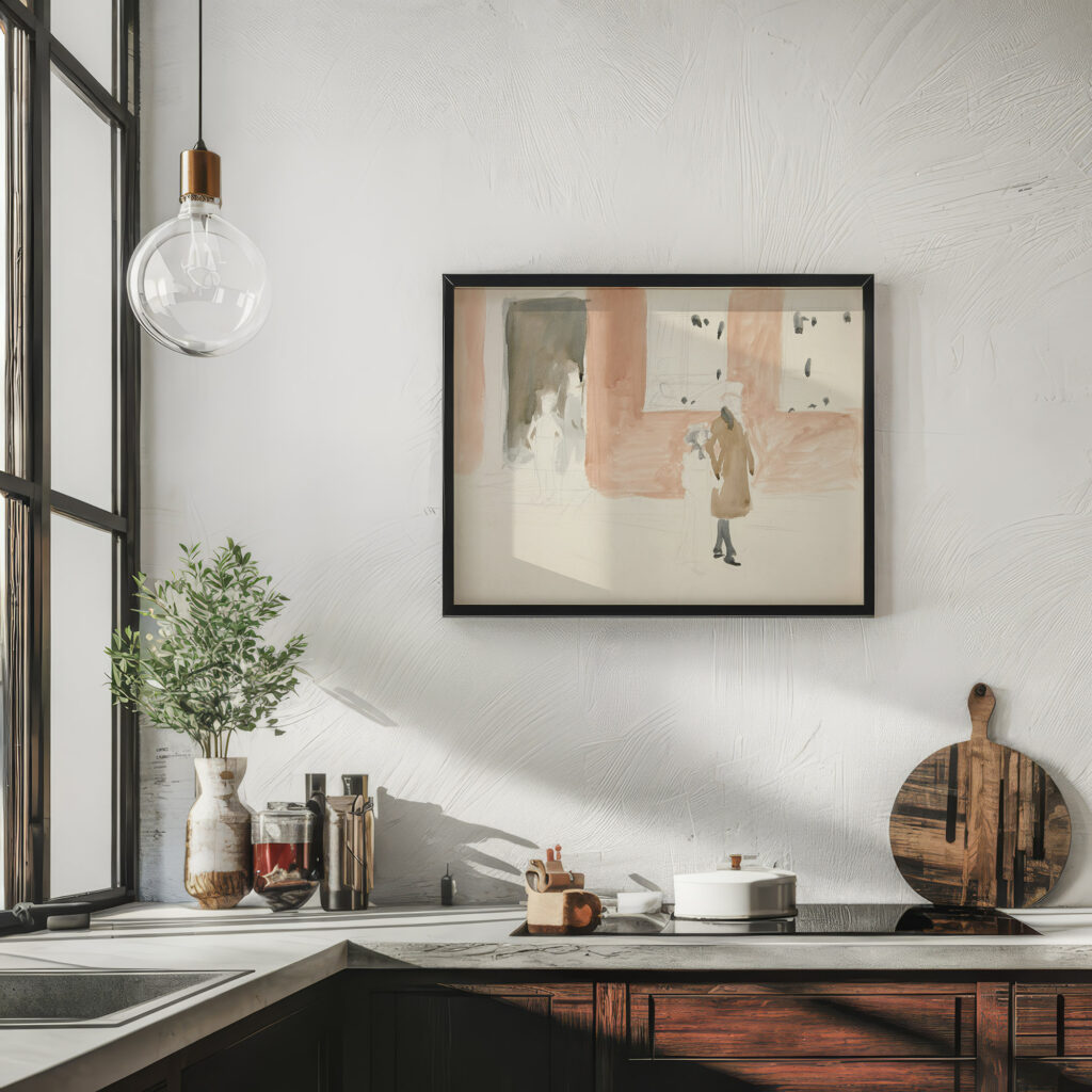 Couple taking a stroll Edwin Austin Abbey 6 mockup