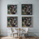 Couple under Trees The Artist and His Wife 1922–1923 Albert Muller framed posters mockup