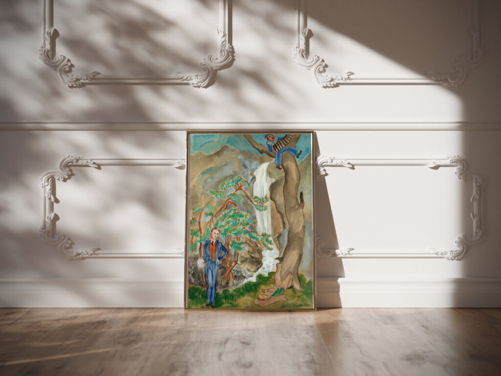 Courting 1908 Nils Dardel video mockup