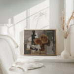 Couteau bouteille et pain breton 1929 Louis Marcoussis 4 mockup