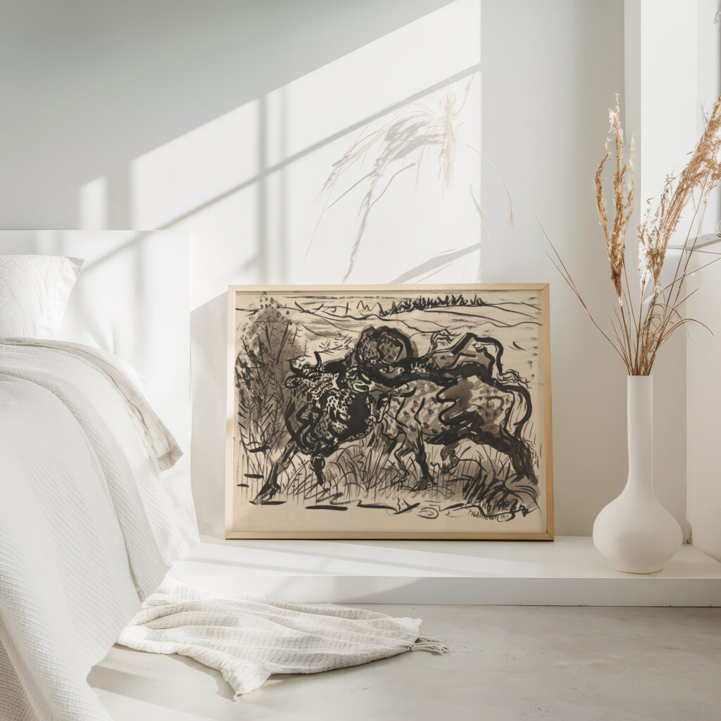 Cows in a Pasture 1940 Arnold Peter Weisz Kubincan 4 mockup