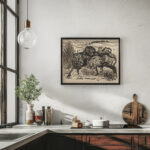 Cows in a Pasture 1940 Arnold Peter Weisz Kubincan 6 mockup