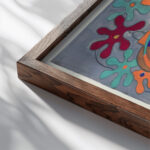 Creations Pl.05 1945 Jef de Schilder close up dark wood mockup
