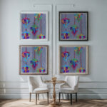 Creations Pl.06 1945 Jef de Schilder framed posters mockup