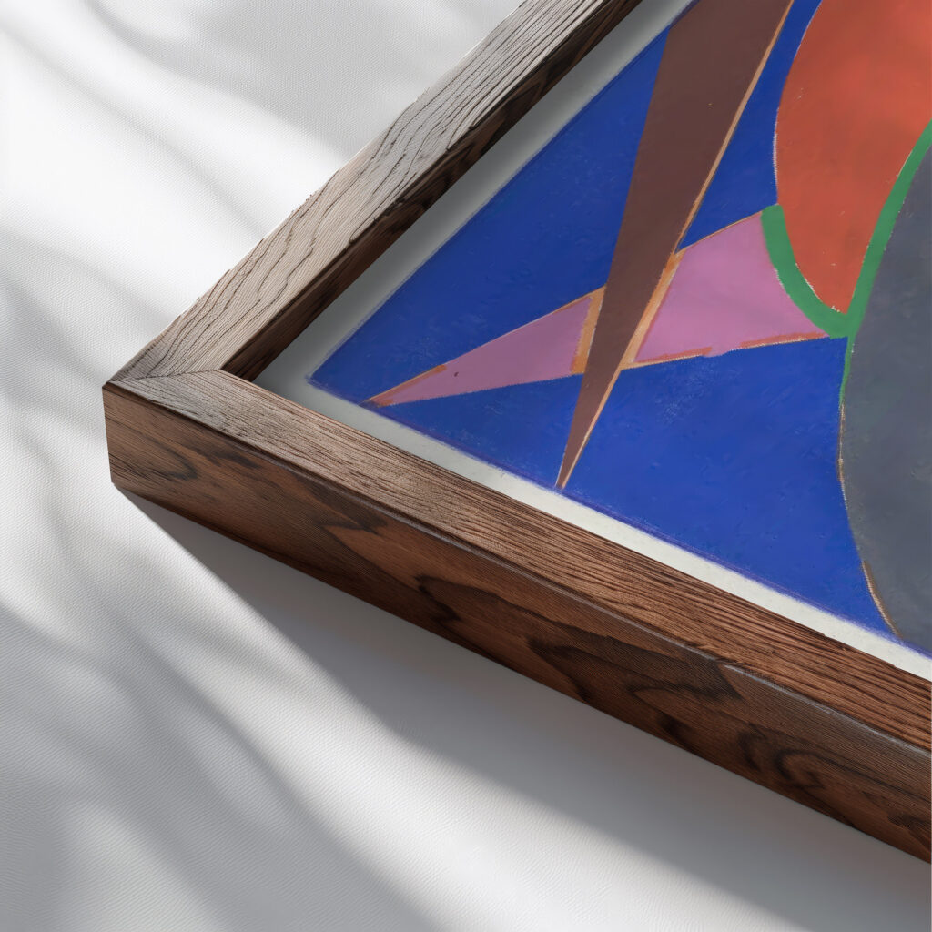 Creations Pl.08 1945 Jef de Schilder close up dark wood mockup