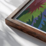 Creations Pl.10 1945 Jef de Schilder close up dark wood mockup