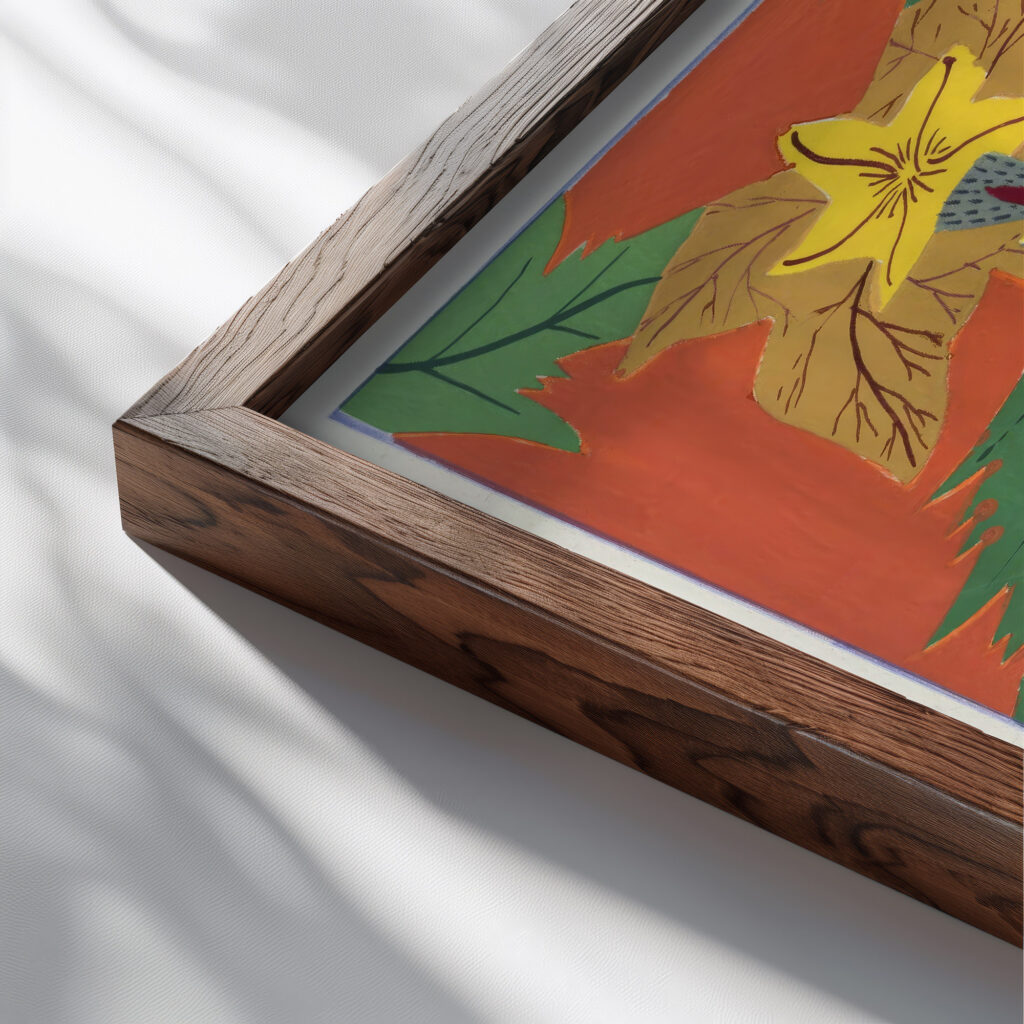 Creations Pl.17 1945 Jef de Schilder close up dark wood mockup