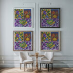 Creations Pl.18 1945 Jef de Schilder framed posters mockup