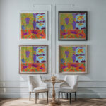 Creations Pl.19 1945 Jef de Schilder framed posters mockup