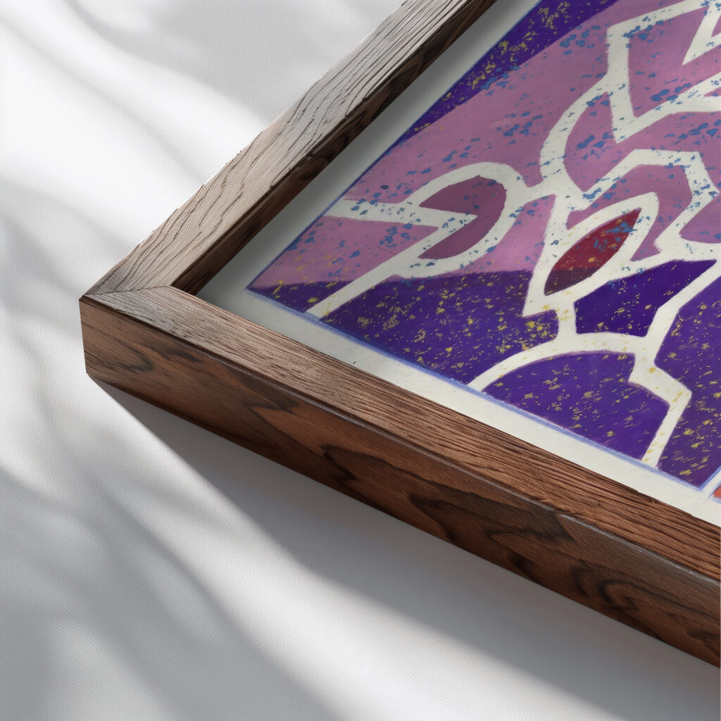 Creations Pl.20 1945 Jef de Schilder close up dark wood mockup