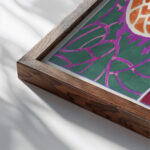 Creations Pl.22 1945 Jef de Schilder close up dark wood mockup