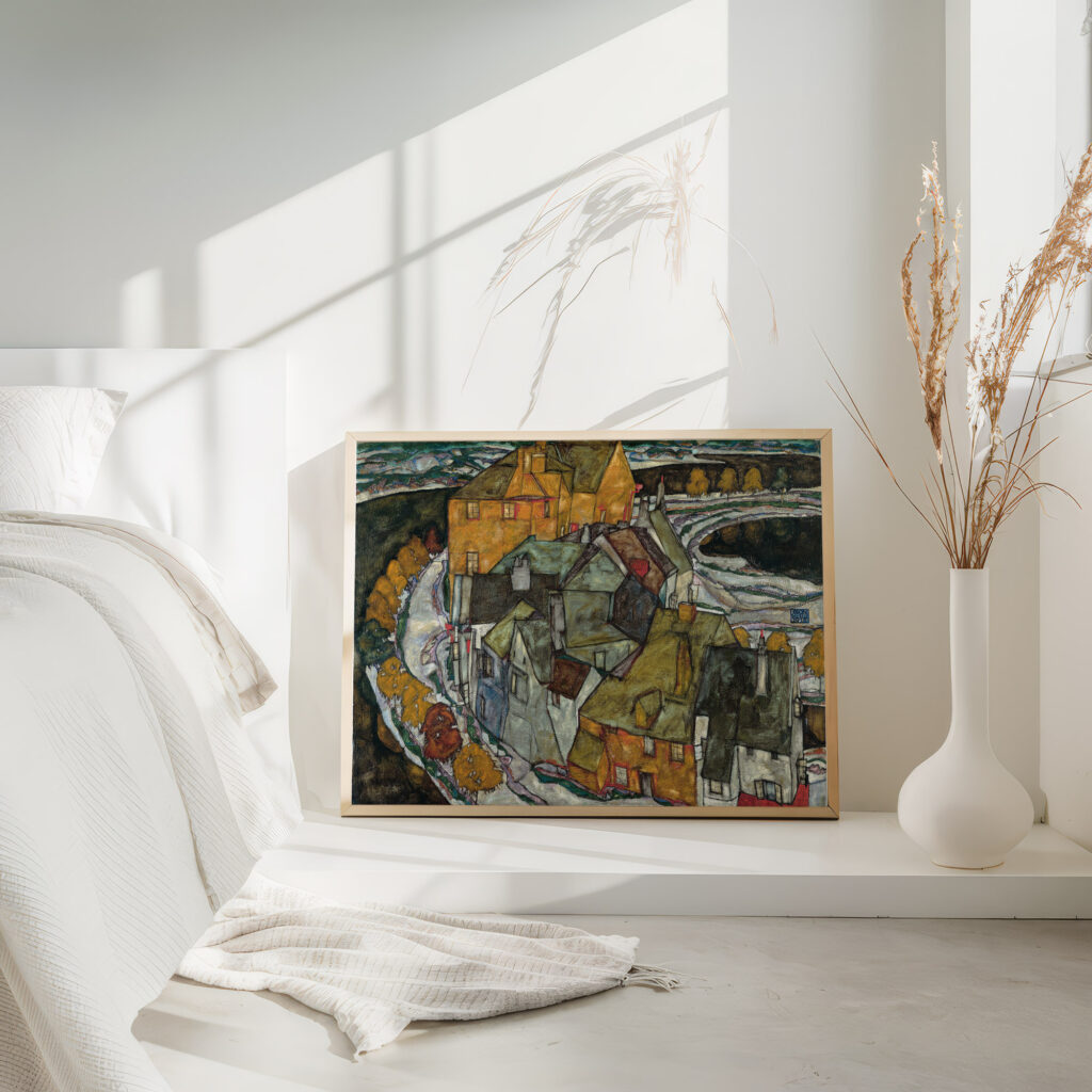 Crescent of Houses II 1915 Egon Schiele 4 mockup