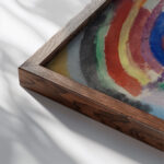 Crimes of Passion 1914 Robert Delaunay close up dark wood mockup