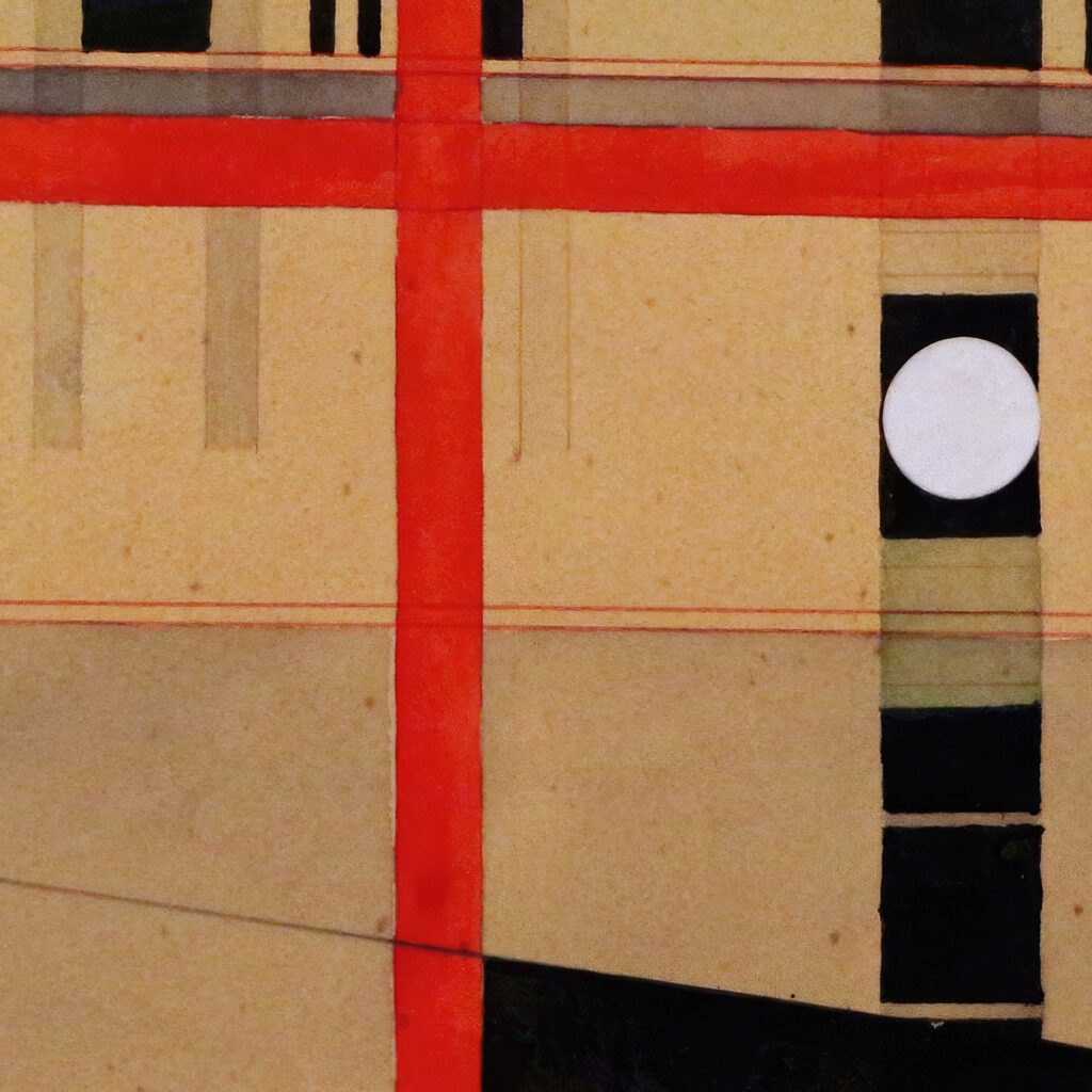 Croce rossa e palle bianche 1921 Laszlo Moholy Nagy 8 mockup