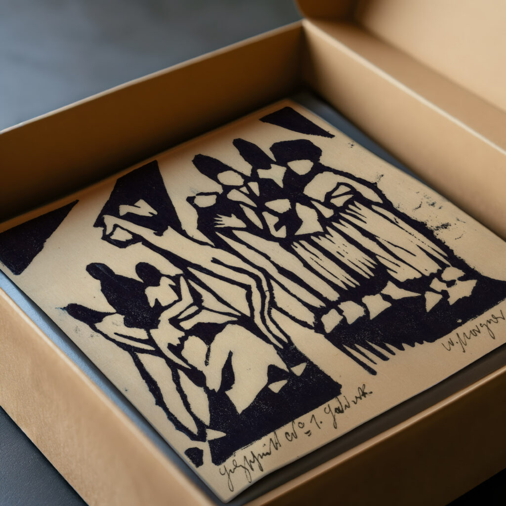 Crucifixion I 1913 Wilhelm Morgner video mockup