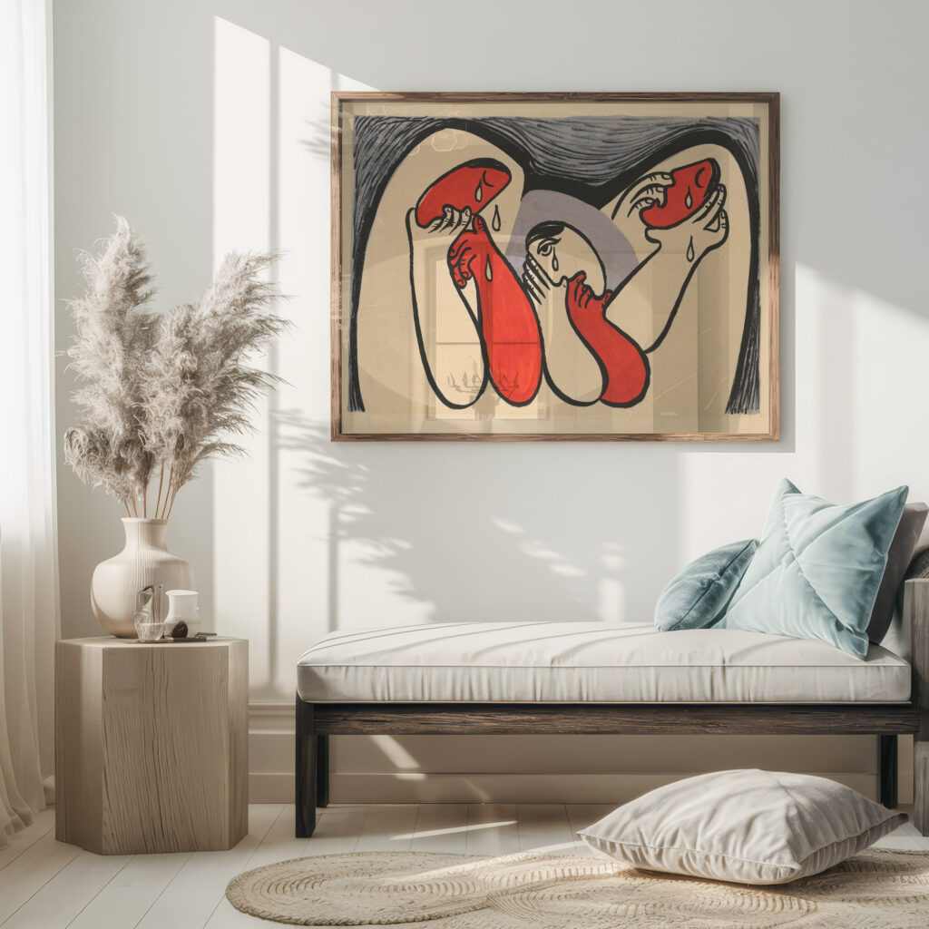 Crying women 1938 Mikulas Galanda 5 mockup