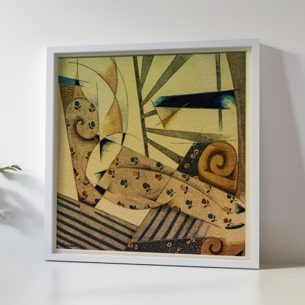 Cubic odalisque Georges Gaudion 5 mockup