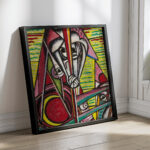 Cubist Composition 1917 Henry Lyman Sayen 4 mockup