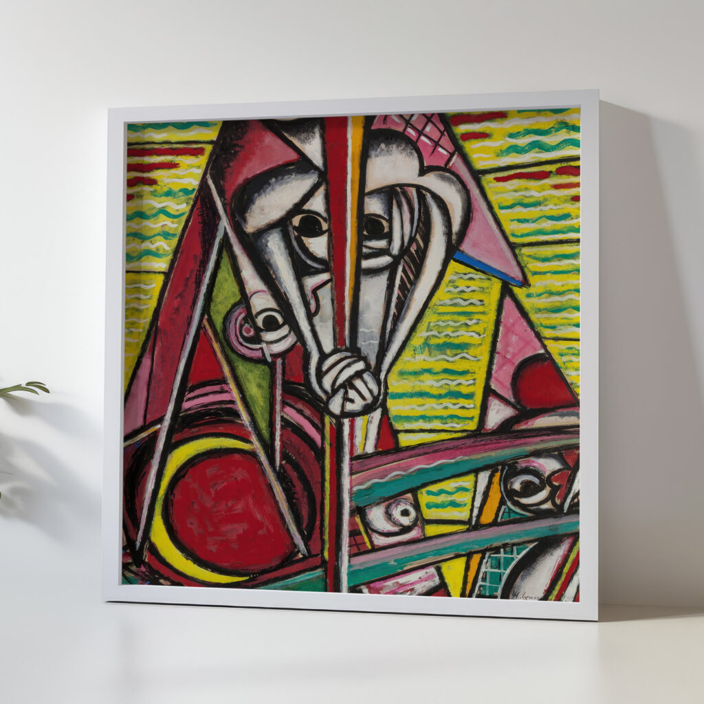 Cubist Composition 1917 Henry Lyman Sayen 5 mockup
