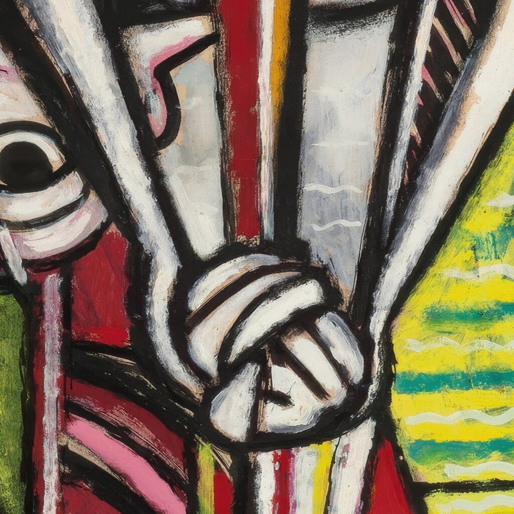 Cubist Composition 1917 Henry Lyman Sayen 8 mockup