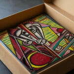Cubist Composition 1917 Henry Lyman Sayen video mockup