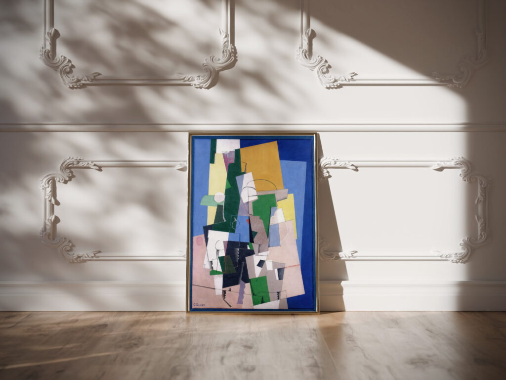 Cubist Composition 1920 Georges Valmier video mockup