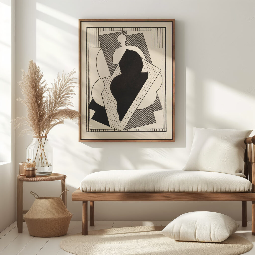 Cubist Composition Centre Noir 1921 Albert Gleizes 5 mockup