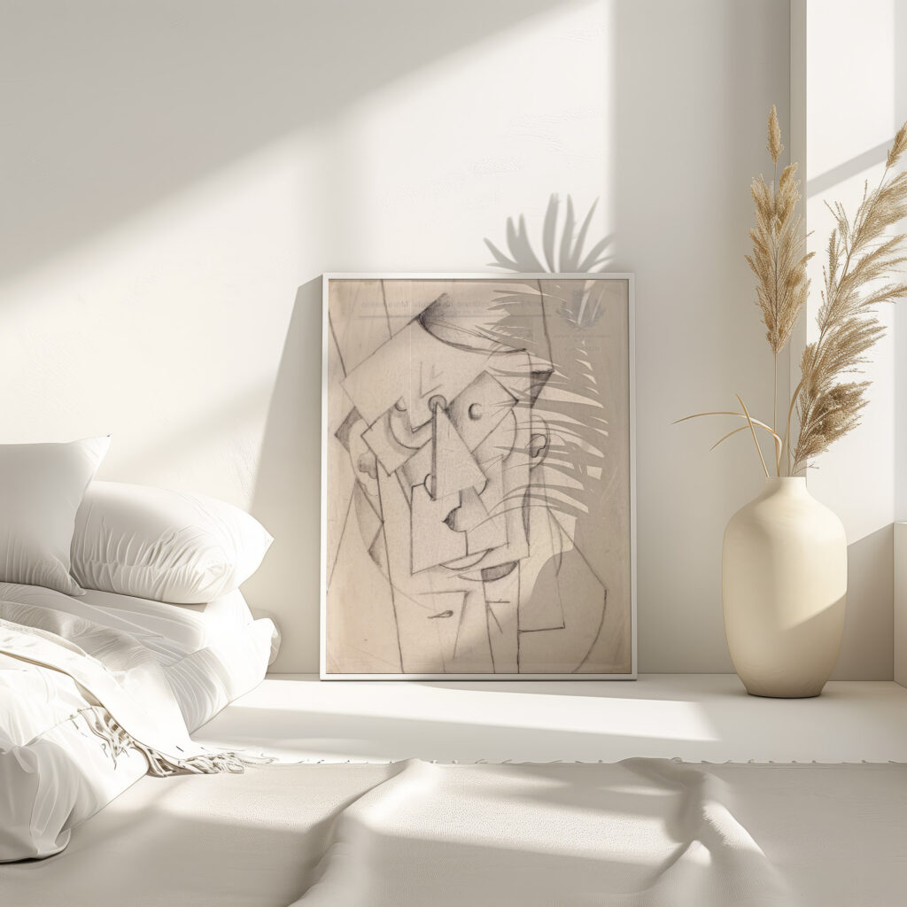 Cubist Composition – The Head 1912 1913 Oto Gutfreund 4 mockup