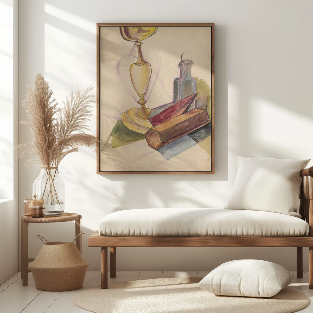 Cubist still life 1915 Zygmunt Waliszewski 5 mockup