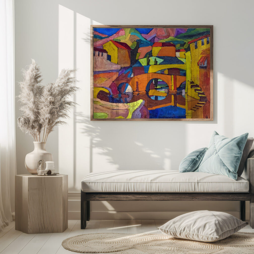 Cubist village 1910 Georges Gaudion 5 mockup