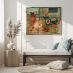 Cut melons circa 1931 Frances Hodgkins 5 mockup