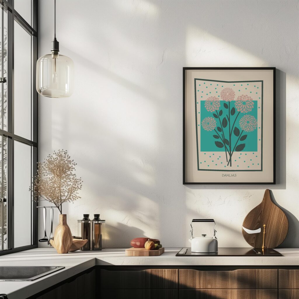 Dahlias 6 mockup