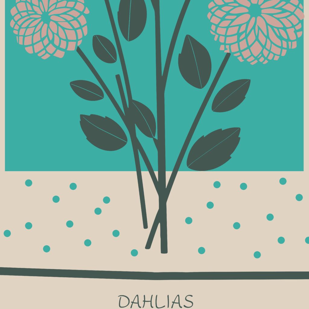 Dahlias 8 mockup