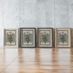 Daisies framed posters mockup