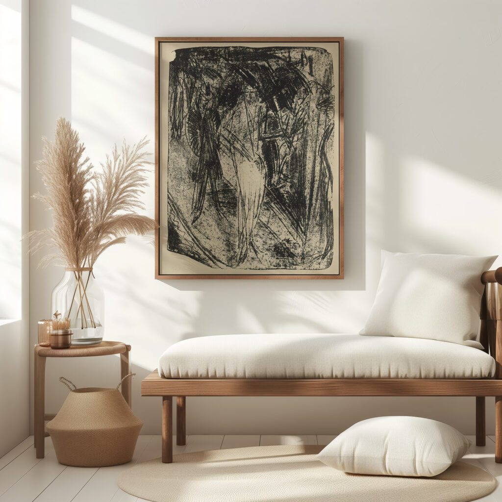 Dame Im Regen 1914 Ernst Ludwig Kirchner 5 mockup