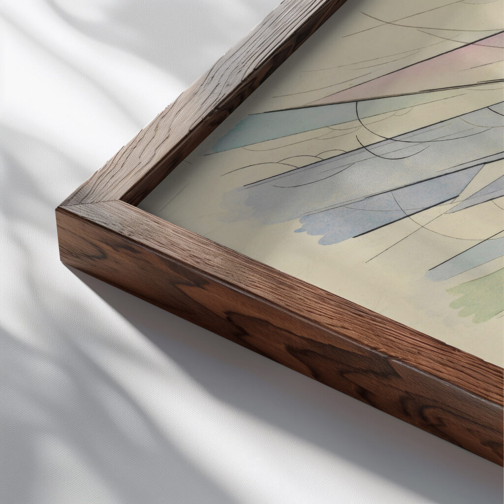 Damon 1942 Karl Wiener close up dark wood mockup