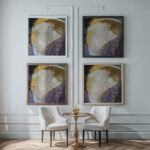 Danae 1907 Gustav Klimt framed posters mockup