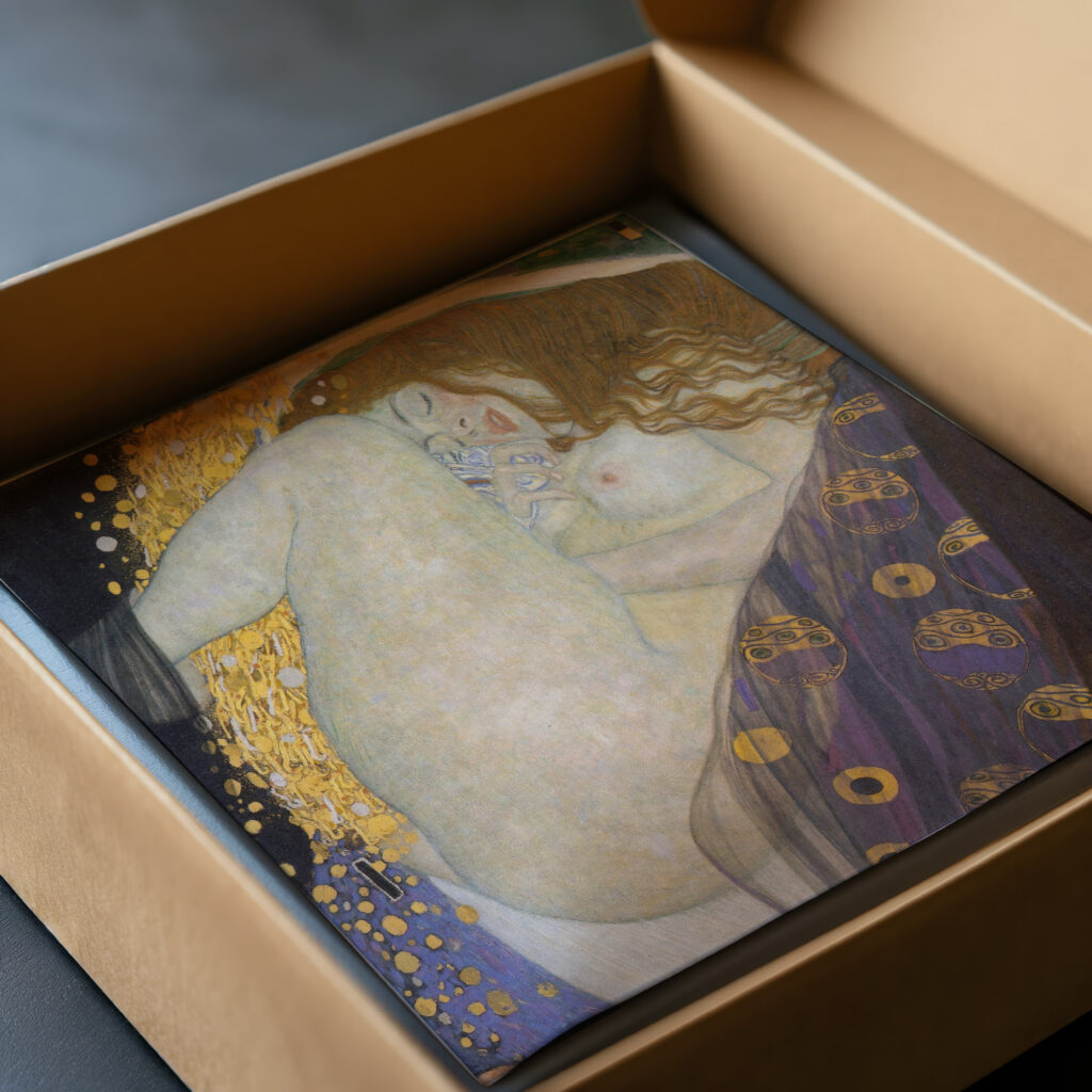 Danae 1907 Gustav Klimt video mockup