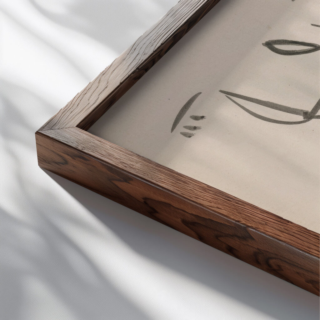 Dancing Figure 1910 1915 Henri Gaudier Brzeska 1 close up dark wood mockup