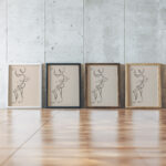 Dancing Figure 1910 1915 Henri Gaudier Brzeska 1 framed posters mockup