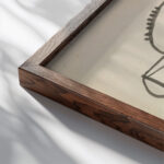 Dancing Figure 1910 1915 Henri Gaudier Brzeska 9 close up dark wood mockup