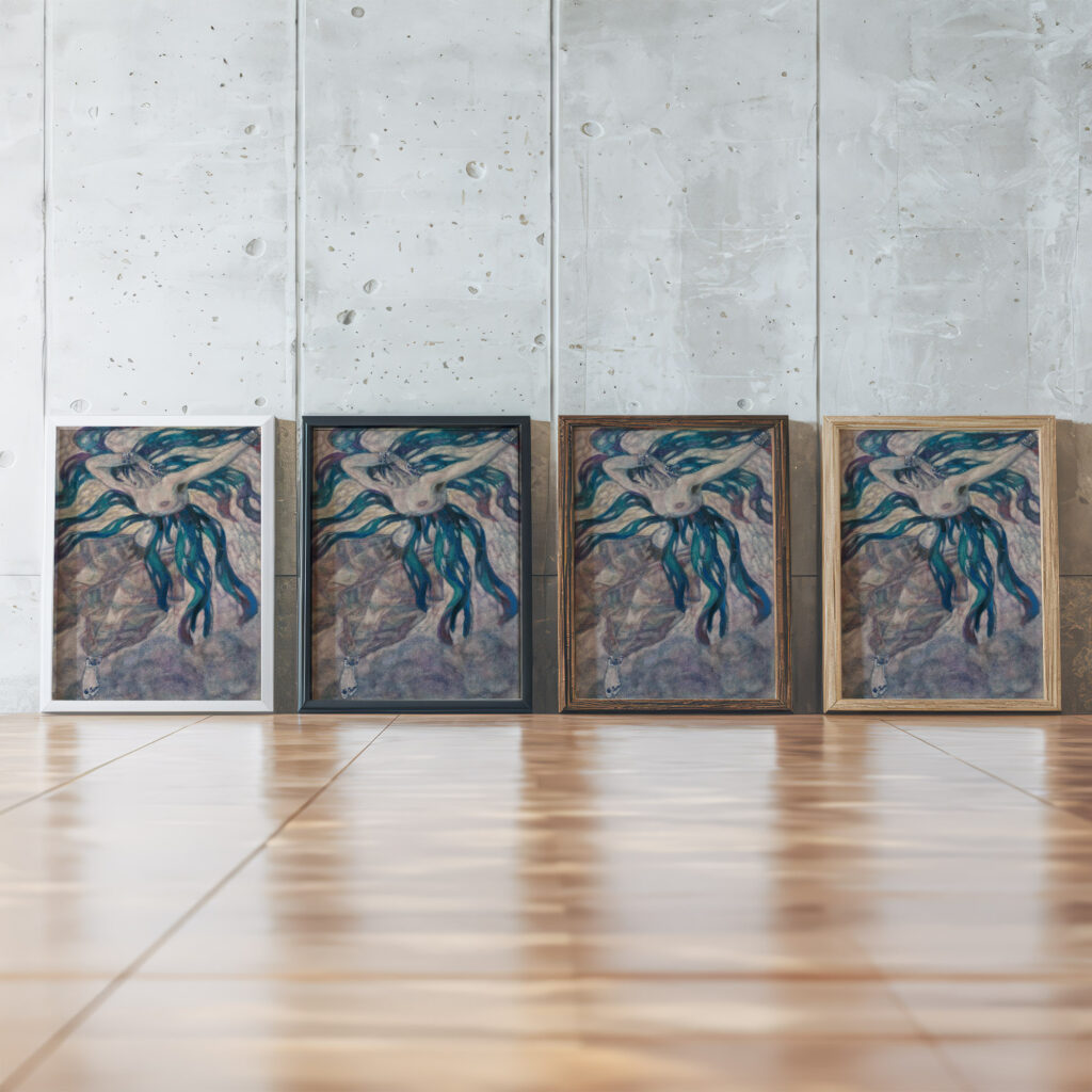 Dancing Figure ca. 1920–21 Pavel Tchelitchew framed posters mockup