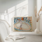 Dancing woman at the cabaret ca 1913 Ernst Ludwig Kirchner 4 mockup